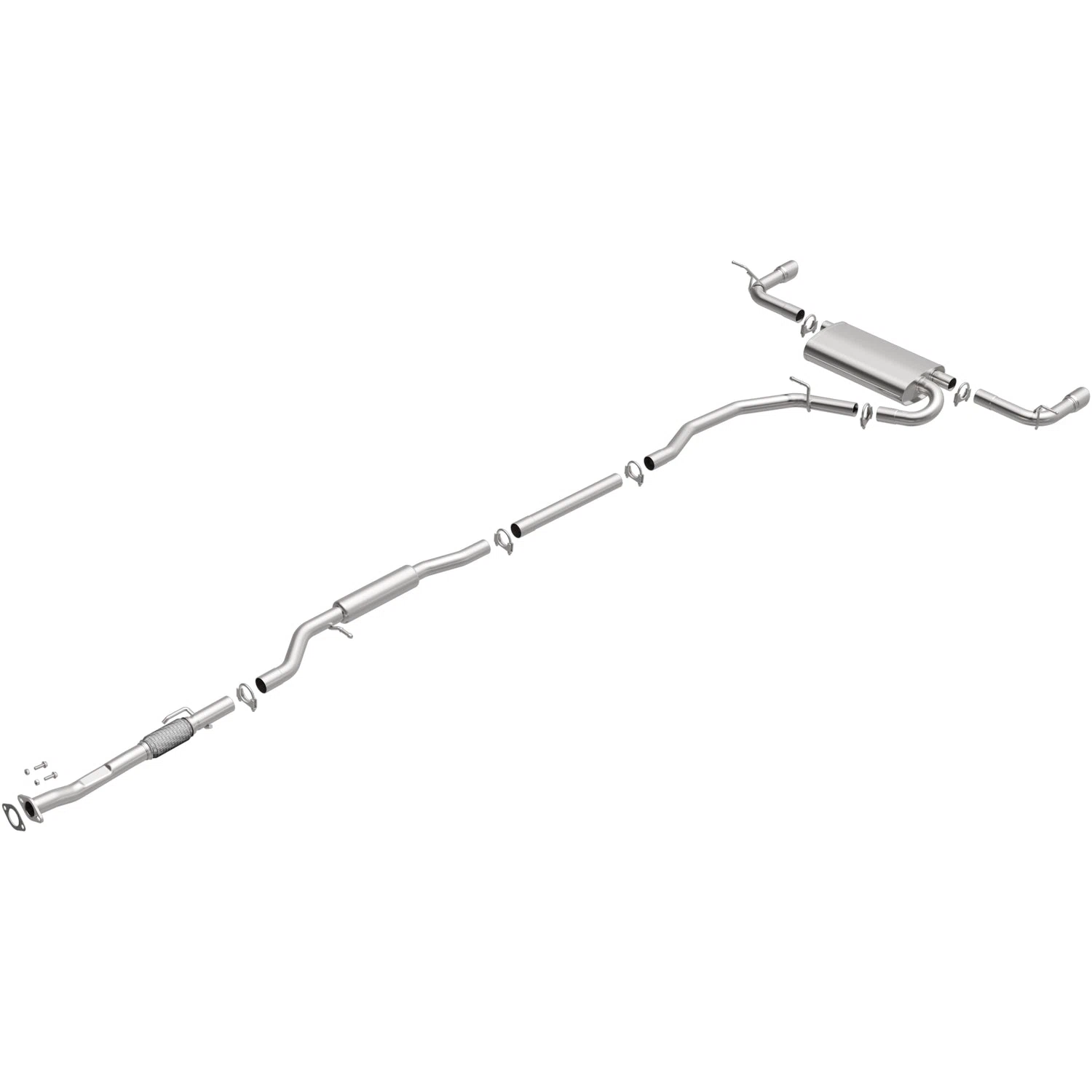 2007-2014 Ford Edge Direct-Fit Replacement Exhaust System 106-0489